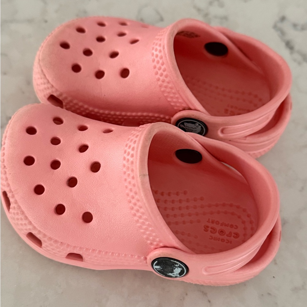 Pink Toddler CROCS Size 5